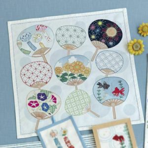 【完成品】ステッチクロス＜うちわ＞の画像