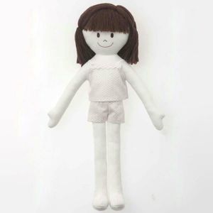 【ニーナ型紙プレゼント】ドール＜アンナ＞顔ししゅう入り