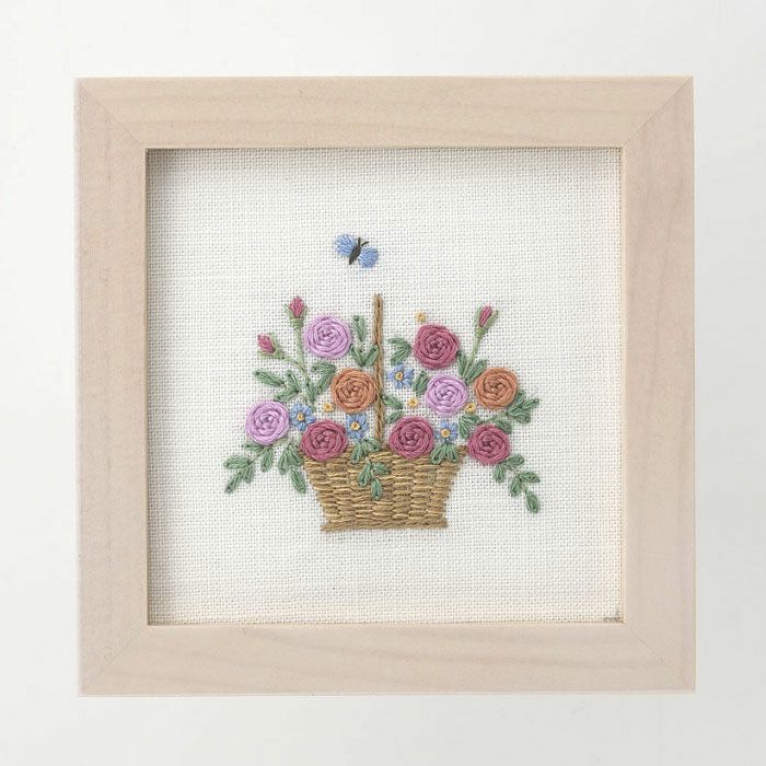 ミニフレーム＜リトルガーデン＞ | リバティ 生地、編み物、刺繍