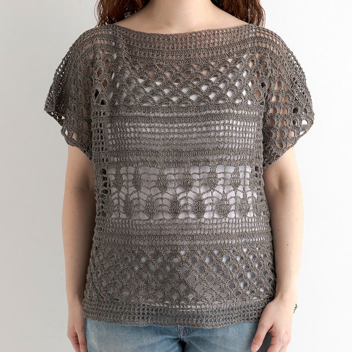 リネンスクエアベスト（レシピ） | リバティ 生地、編み物、刺繍