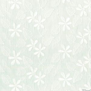 生地 綿麻ワッシャーレース フラワー<IV>