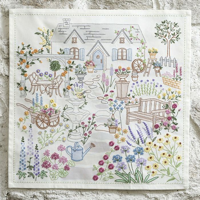 ステッチクロス＜七夕飾り＞ | リバティ 生地、編み物、刺繍