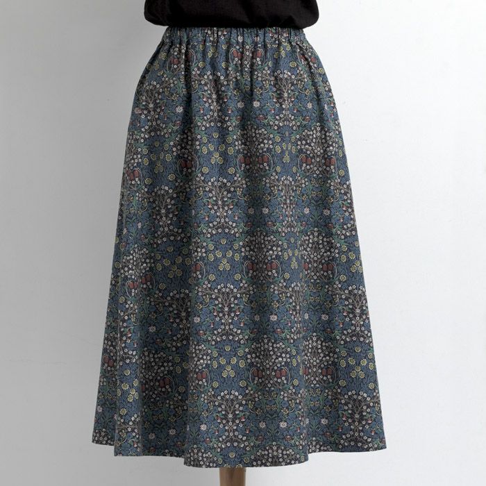 フレアギャザースカート（型紙） | リバティ 生地、編み物、刺繍 