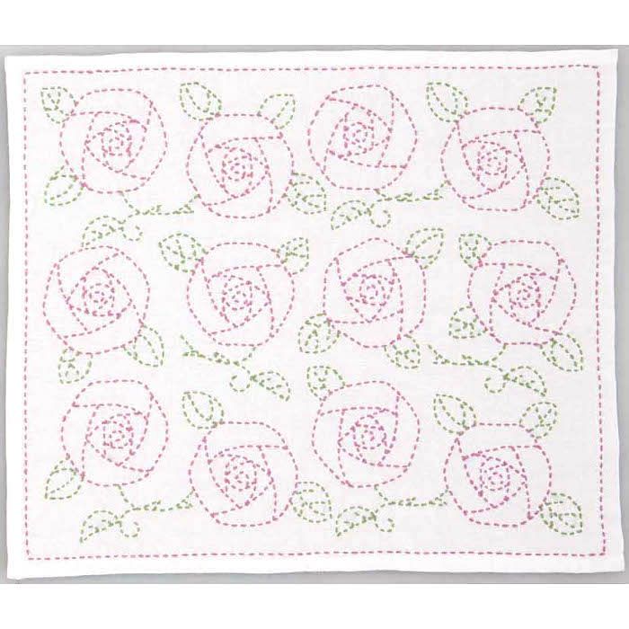 刺し子 花亀甲 | リバティ 生地、編み物、刺繍、刺し子のことなら