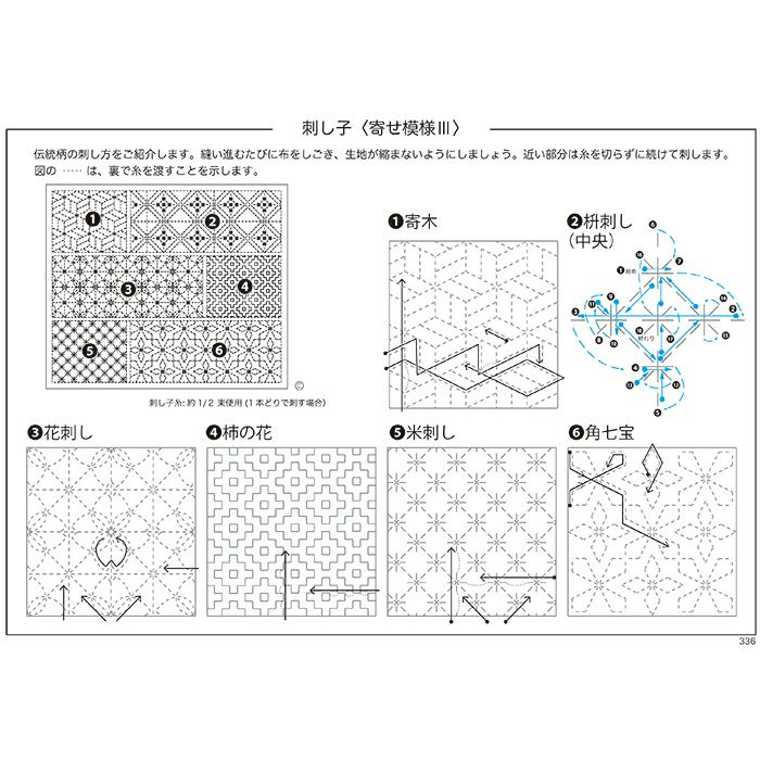 刺し子　寄せ模様3