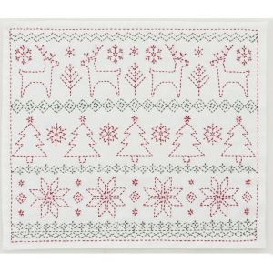 刺し子 クリスマス3