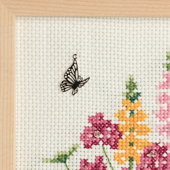クロスステッチフレーム＜ガーデンポット＞