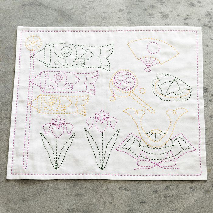 刺し子 こどもの日 | リバティ 生地、編み物、刺繍、刺し子のことなら