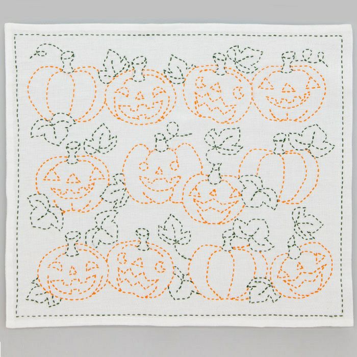 刺し子 かぼちゃ