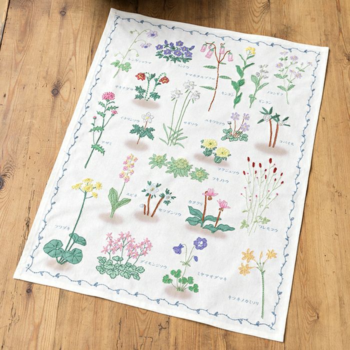 ステッチクロス＜グラスボール＞ | リバティ 生地、編み物、刺繍