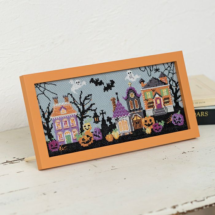 クロスステッチフレーム＜スヌーピーのハロウィン＞ | リバティ 生地