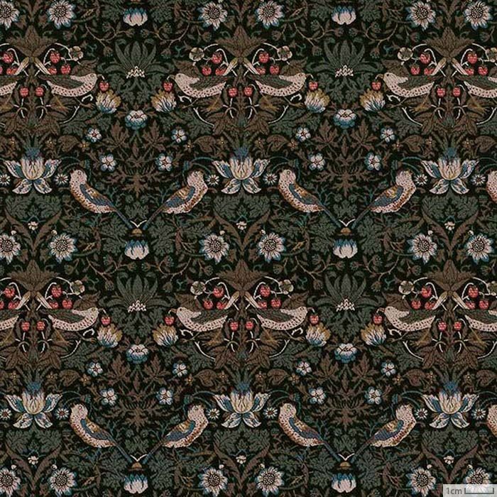 生地 リバティプリント（ホビーラホビーレオリジナル）2019AW ビエラ ストロベリー・シーフ＜12GR＞