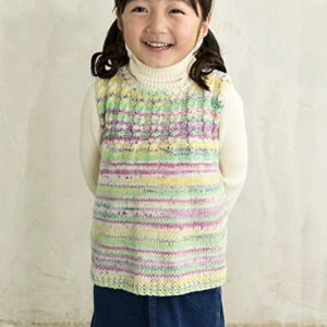ケーブルチュニック＜クレア11IV＞Kids（編み物 材料セット）