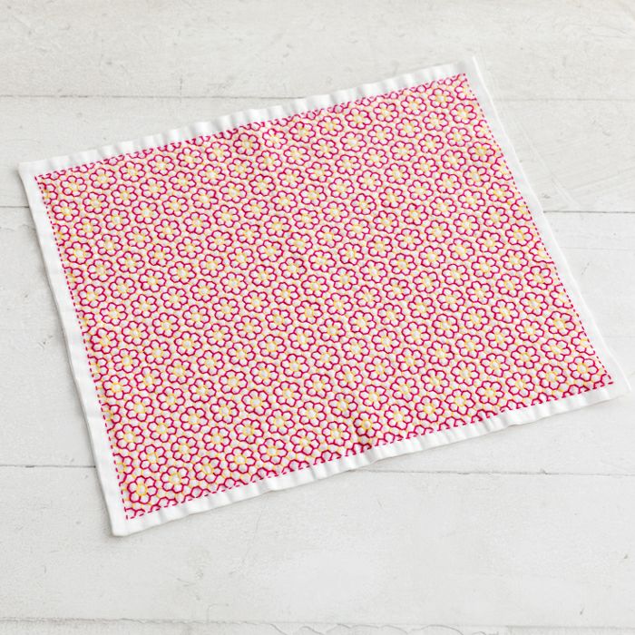 刺し子 お花畑 | リバティ 生地、編み物、刺繍、刺し子のこと
