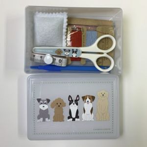 ソーイングセット・ミニ＜Dog＞ | リバティ 生地、編み物、刺繍