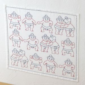 刺し子 相撲