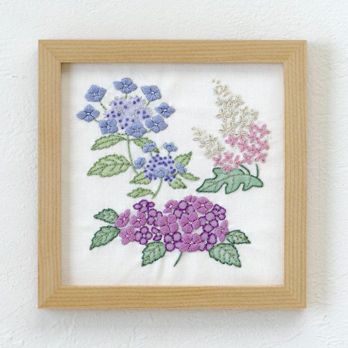 ホビーラホビーレ　タペストリー　紫陽花　完成品 ホビーラホビーレ タペストリー 紫陽花 完成品