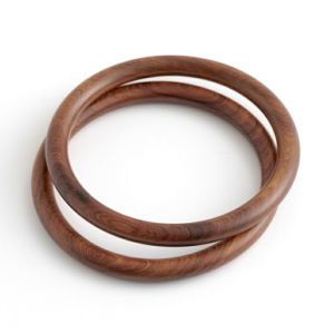 ウッドハンドル 丸14cm＜カリン＞