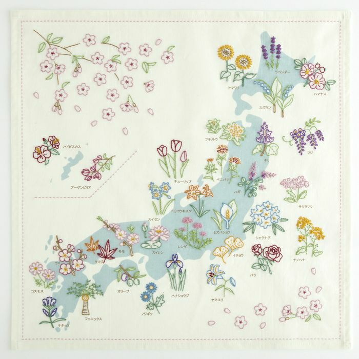 ホビーラホビーレ クロスステッチ 完成品 山野草/野の花