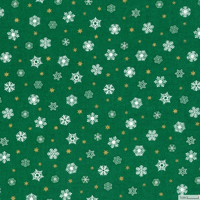 生地 ホビーラホビーレデザインコレクション ソフトキャンブリック クリスマス 雪の結晶＜G＞