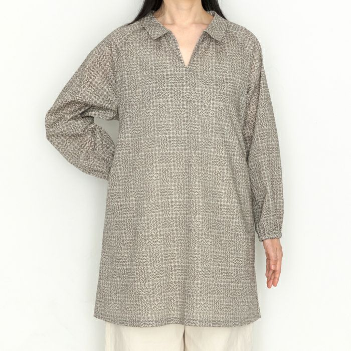 スキッパーチュニックワンピース（型紙）