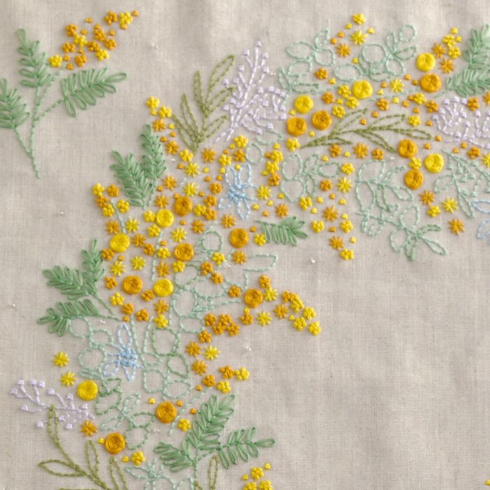 ステッチクロス＜ミモザリース＞