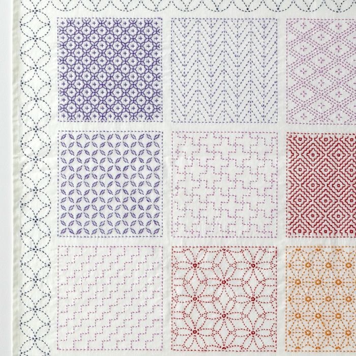 サンプラークロス＜カラフル＞ | リバティ 生地、編み物、刺繍  