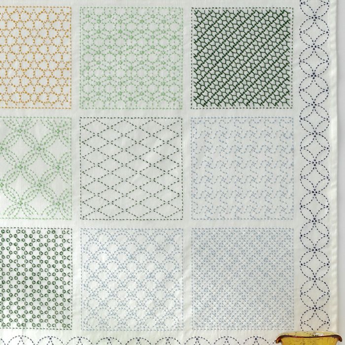 サンプラークロス＜カラフル＞ | リバティ 生地、編み物、刺繍  