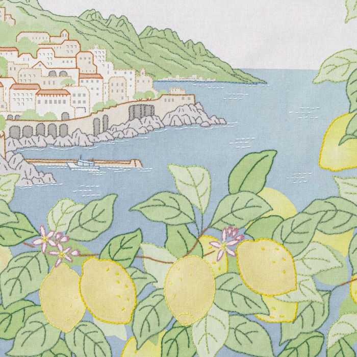 ステッチクロス＜レモンと海＞