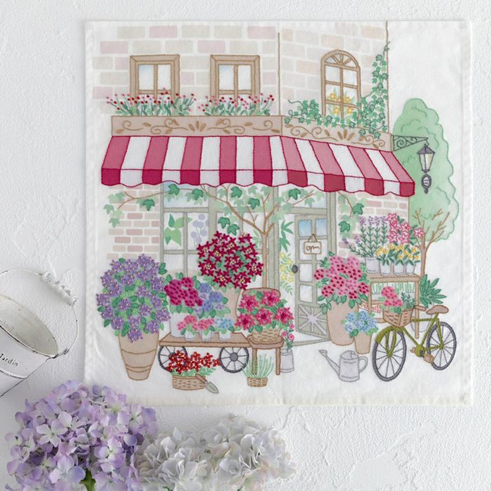 ステッチクロス＜フラワーショップ＞