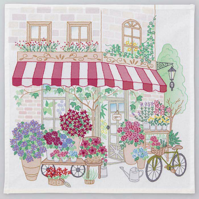 ステッチクロス＜フラワーショップ＞