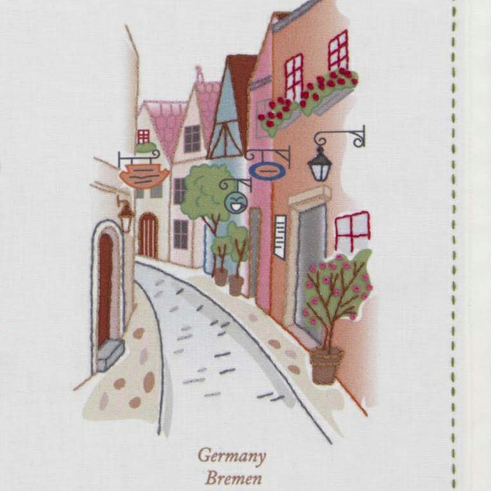 ステッチクロス＜ヨーロッパの路地裏＞