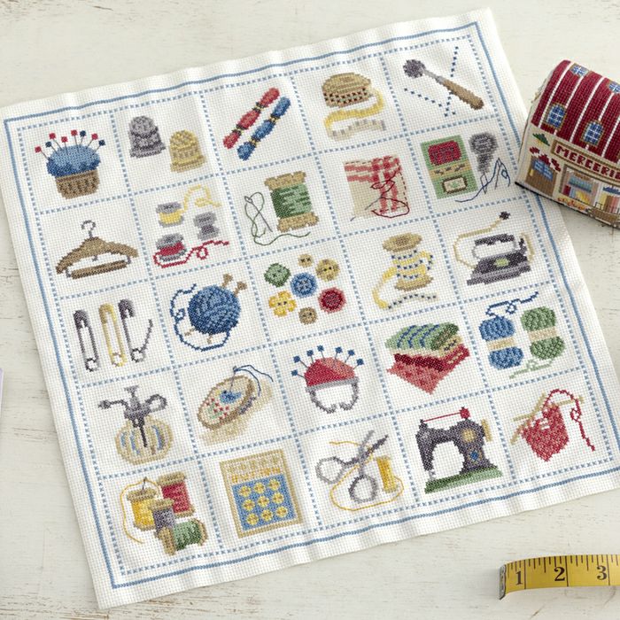 アップリケタペストリー＜メルスリー＞2 | リバティ 生地、編み物