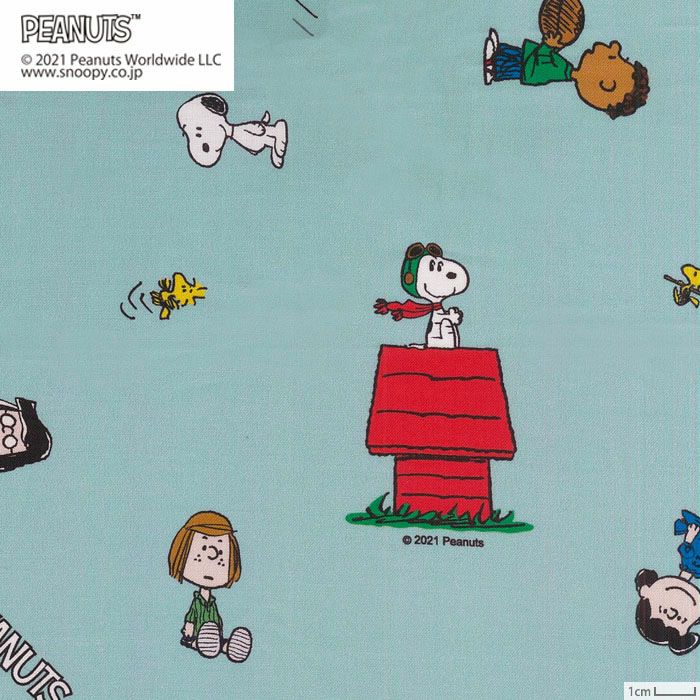生地 ホビーラホビーレデザインコレクション シャーチング スヌーピーと友達＜02B＞