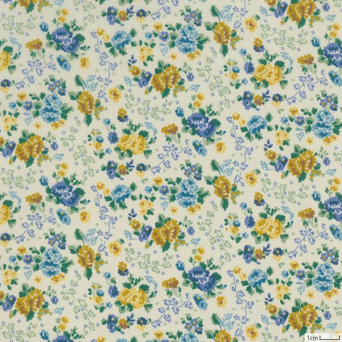 生地 リバティプリント（リバティ社）2021AW リジー・ローズ＜1C＞