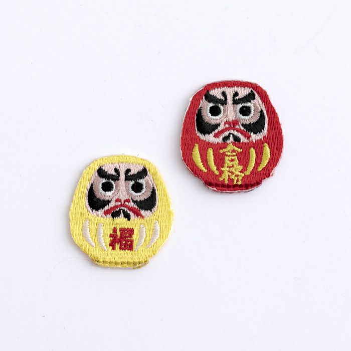テディ刺繍ダルマ＆ブルマ くち