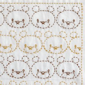 刺し子 テディベア