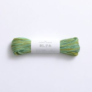 刺し子糸 ぼかし若草色＜216＞