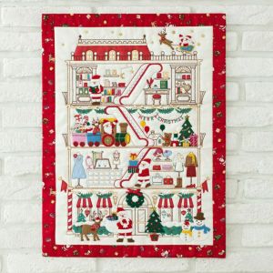 【完成品】アップリケタペストリー<クリスマス>