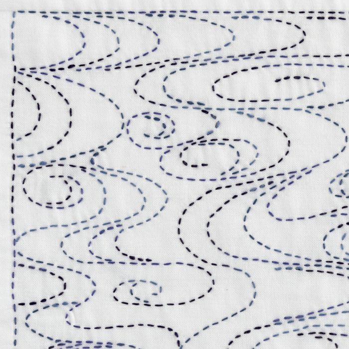 刺し子 青海波 | リバティ 生地、編み物、刺繍、刺し子のことなら 