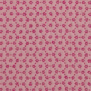 刺し子 花亀甲ピンク