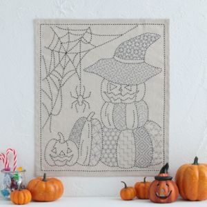 刺し子のクロス＜ハロウィン＞