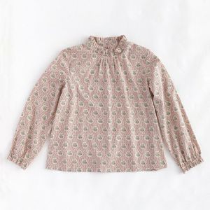 フリルカラーブラウス（型紙）