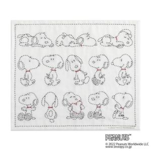 刺し子 HAPPY SNOOPY