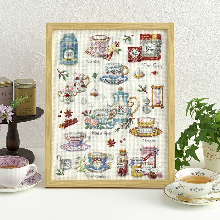 アップリケタペストリー＜フラワータイム＞ | リバティ 生地、編み物