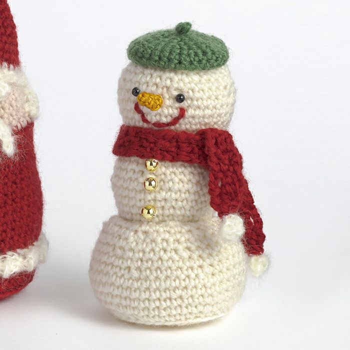 編みぐるみ＜クリスマス＞（編み物 材料セット） リバティ 生地、編み物、刺繍、刺し子のことなら ホビーラホビーレ