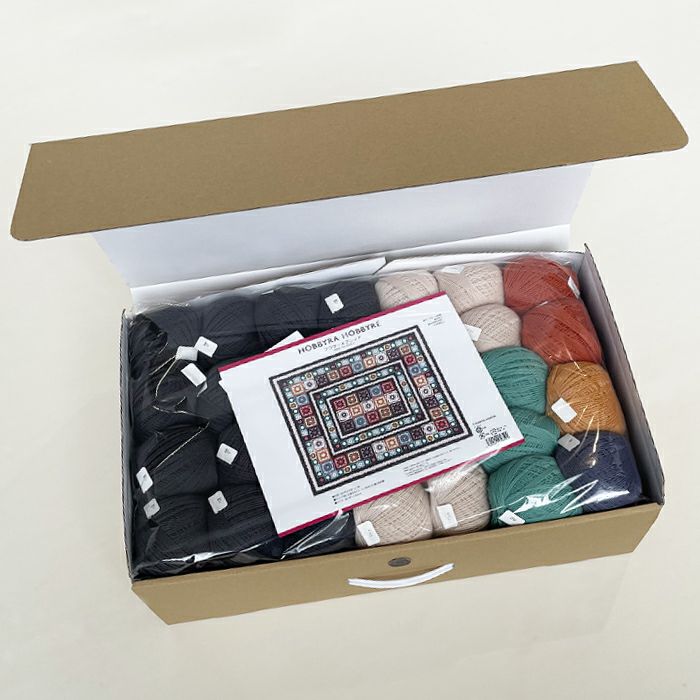 フラワースプレッド（編み物 材料セット） | リバティ 生地、編み物