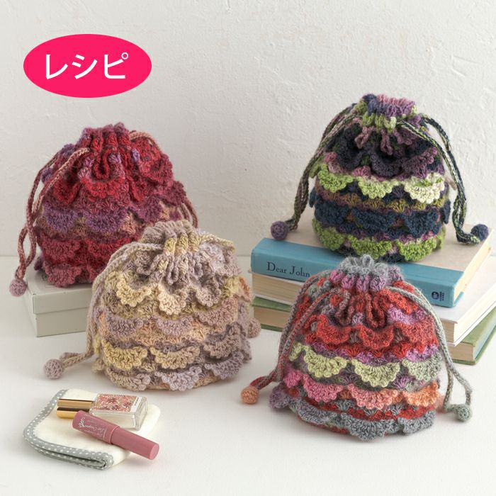 フラワーストール＜アルパカウールパレット＞（レシピ） | リバティ 生地、編み物、刺繍、刺し子のことなら ホビーラホビーレ