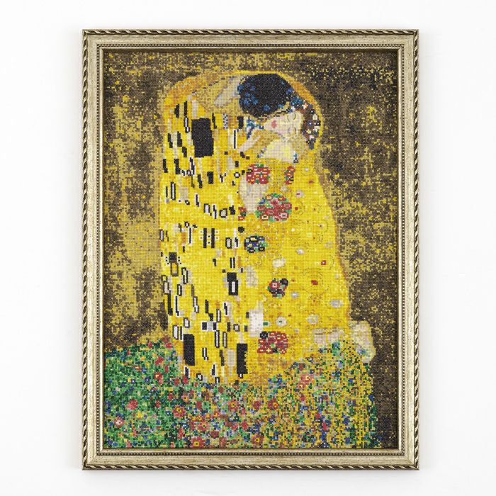 クロスステッチフレーム＜睡蓮の池＞ | リバティ 生地、編み物、刺繍