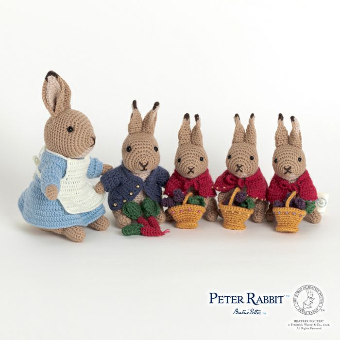 大きなチャーム＜ピーターラビット（TM）＞（編み物 材料セット